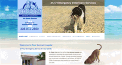 Desktop Screenshot of cruzanimalhospital.com