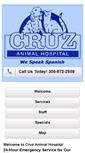 Mobile Screenshot of cruzanimalhospital.com